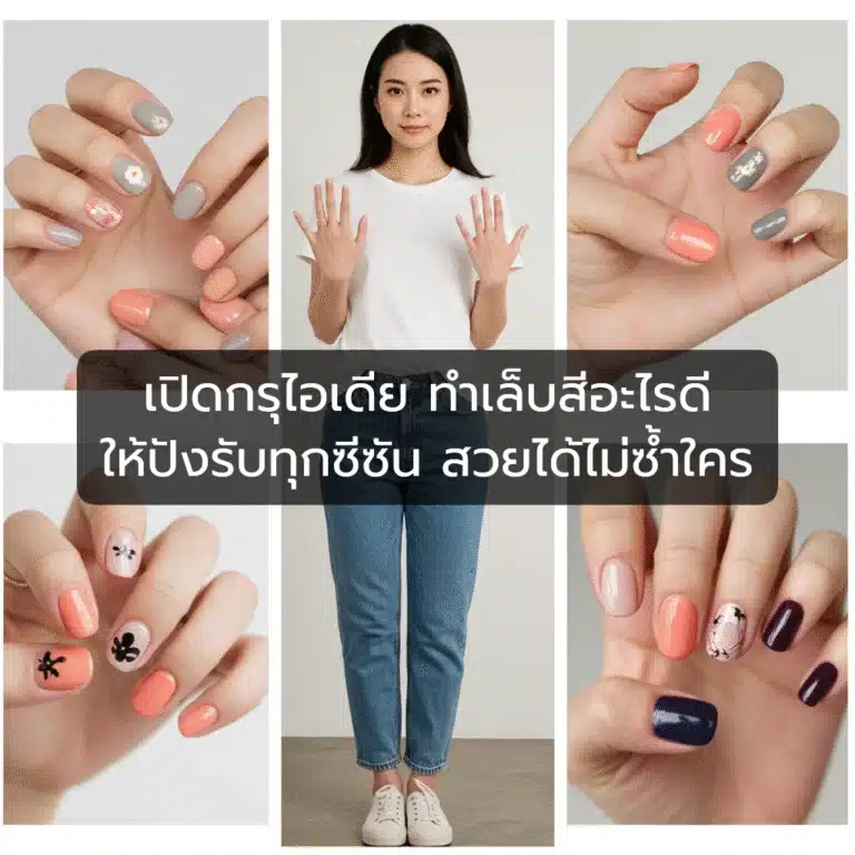 [ตัวอย่าง] เปิดกรุไอเดีย ทําเล็บสีอะไรดี ให้ปังรับทุกซีซัน สวยได้ไม่ซ้ำใคร