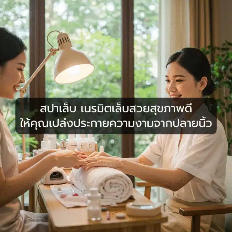 [ตัวอย่าง] สปาเล็บ เนรมิตเล็บสวยสุขภาพดี ให้คุณเปล่งประกายความงามจากปลายนิ้ว